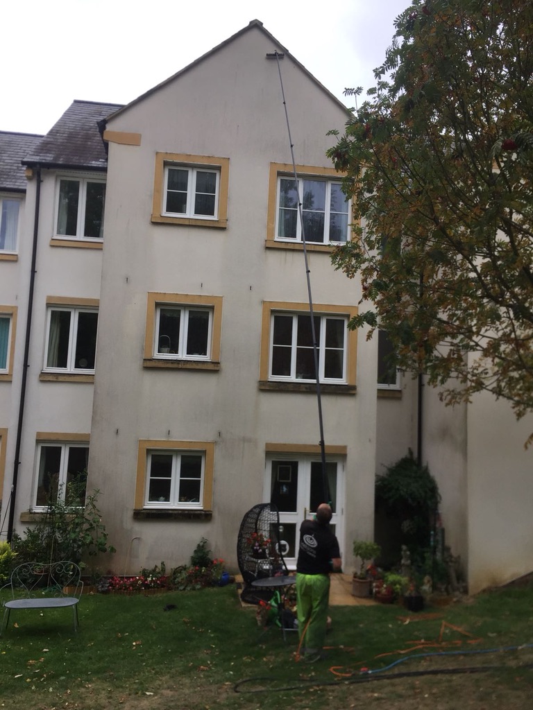 render cleaning care home